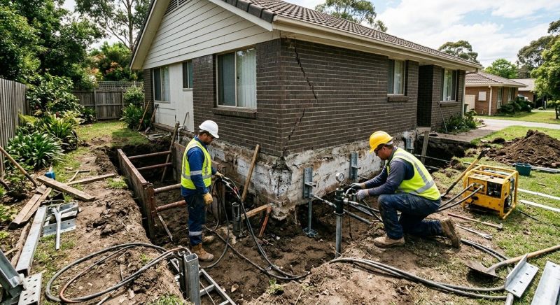 Building Foundation Repair in Greenville, SC