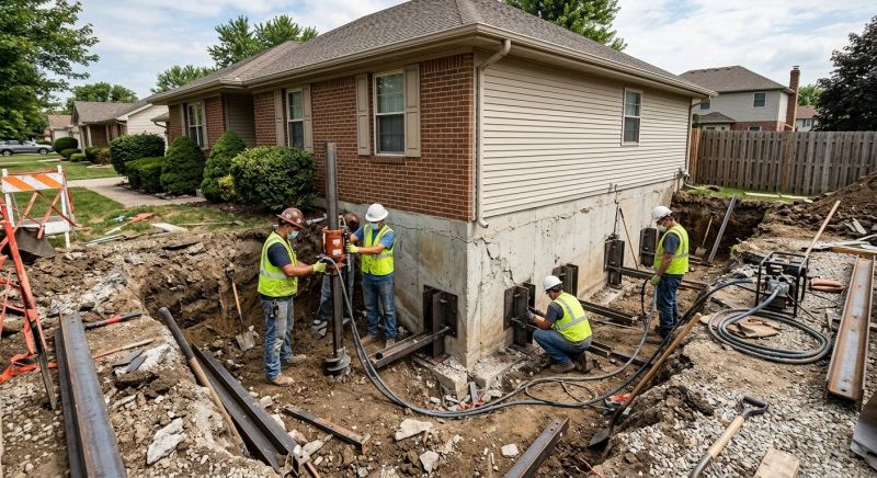 House Foundation Repair in Greenville, SC