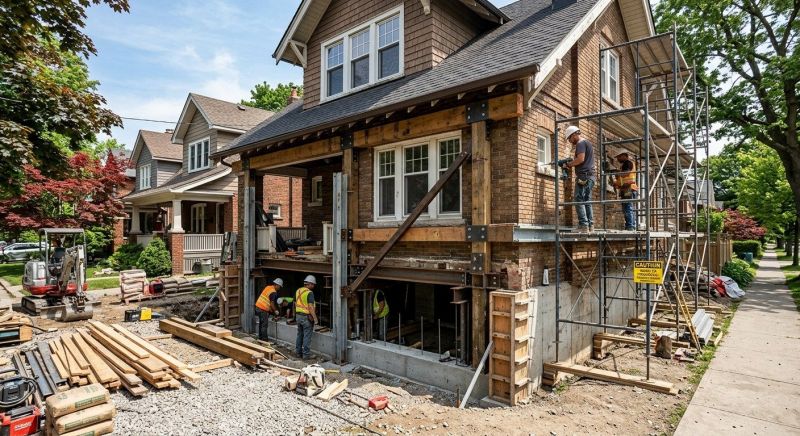 Structural Underpinning in Greenville, SC